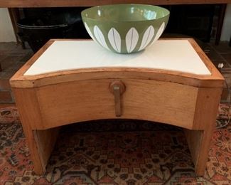 Mid Century Lighted Occasional Table