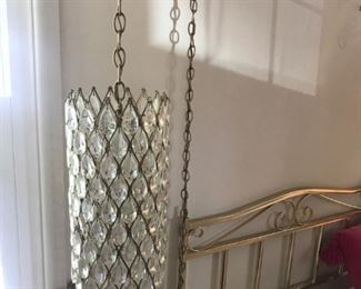 Pair of 60's hanging lamps