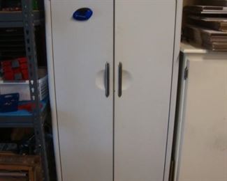 2 door metal cabinet/pantry