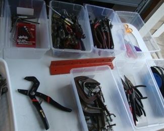 Craftsman screw drivers, hex wrenches, pliers, and more tools