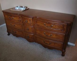 wide 9-drawer dresser base