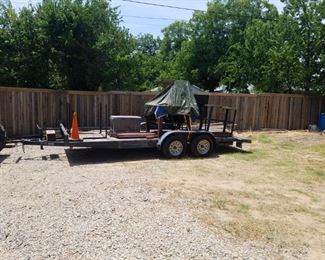 18 foot dove tail car hauler