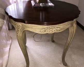 John Widdicomb round end tables (2 total)