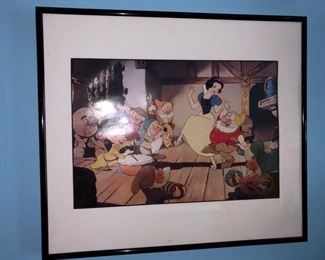 Disney framed art