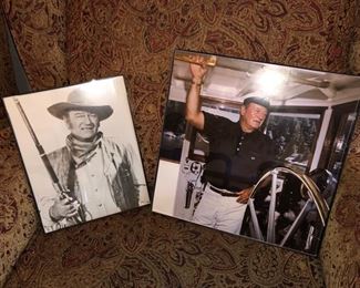 John Wayne framed photos