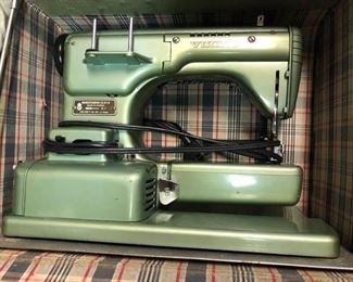 Vintage Viking sewing machine and case....