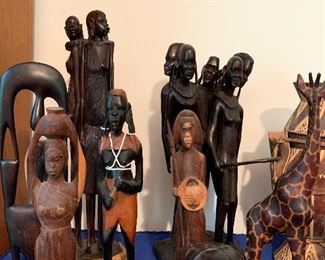 Carved from wood - Made in Africa