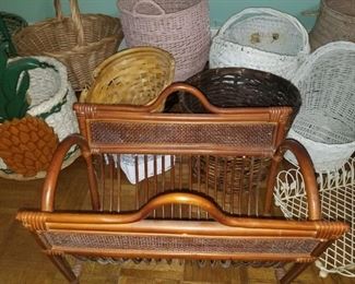 Vintage magazine rack 