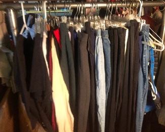 Racks and racks of clothes!