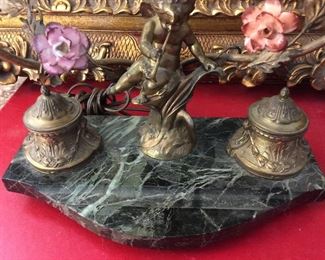 Antique Inkwell Lamp