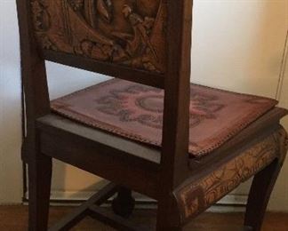 Hand carved antique chair