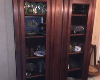 great antique armoire china closet