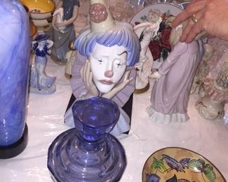 lladro clown and other great items