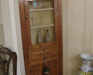 great antique country corner cabinet