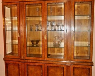 Heritage China Cabinet with Inlay