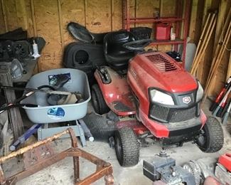 Craftsman mower. Needs cleaning. Hasn’t been used in several years but ran when put away