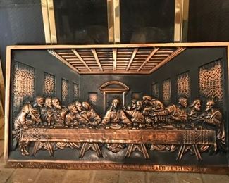 Bronze plaque - The Last Supper