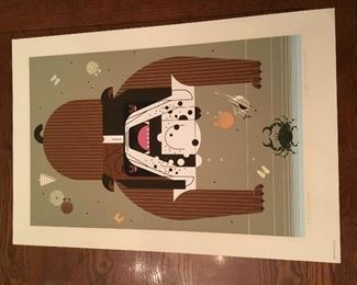 Charley Harper - Claws - signed/numbered