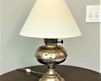 electrified Aladdin oil lamp - a give-a-way from Standard Oil in the early 1900's