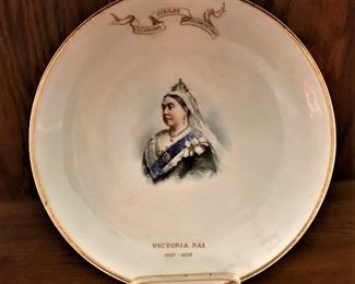 Queen Victoria commemorative plate