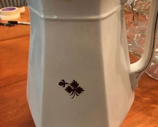 large ironstone pitcher by Anthony Shaw and Son