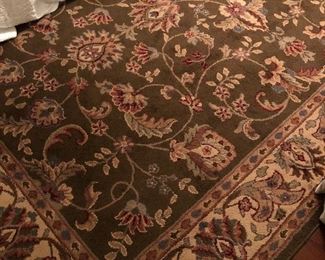 Rug by Shaw
Abt 8x10
Olefin 