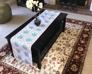 COFFEE TABLE
46” length x 24” width x 18” height
