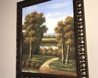 OIL ON CANVAS PAINTING