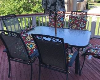 8 - PC. PATIO FURNITURE