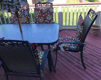 8 - PC. PATIO FURNITURE