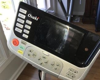 OSAKI MASSAGE CHAIR
36” width x 52” depth x 46.5” height