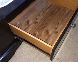 FULL SIZE BROWN BED WITH STORAGE
88.5” length x 66.5” width x 54” height