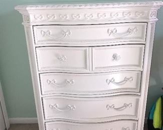 TALL CHEST OF DRAWERS/ DRESSER
38” length x 18” depth x 51” height