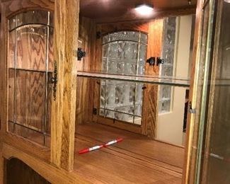 CHINA CABINET
40” width x 17” depth 76.5” height