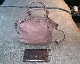 COACH HANDBAG AND WALLET