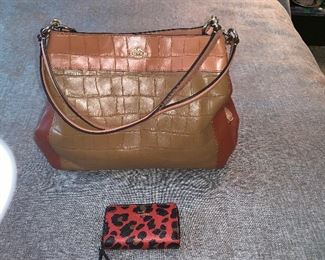 COACH HANDBAG AND WALLET