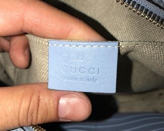 AUTHENTIC GUCCI HANDBAG AND WALLET