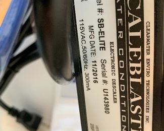 SCALE BLASTER WATER CONDITIONER MODEL SB-ELITE