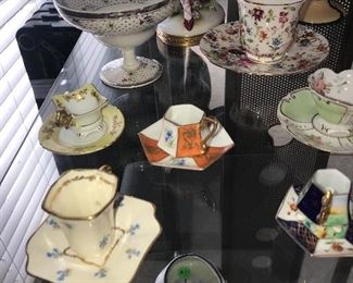 VINTAGE TEACUPS / FRENCH MINIATURE TEACUPS