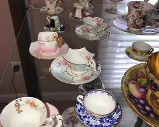 VINTAGE TEACUPS / FRENCH MINIATURE TEACUPS