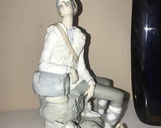 LARGE COLLECTION OF LLADRO FIGURINES
