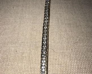 5CT DIAMOND TENNIS BRACELET 10K GOLD