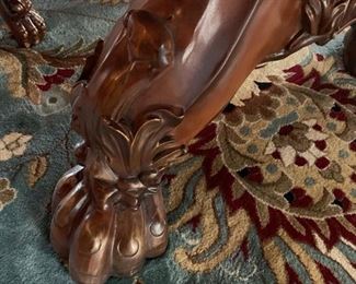 GORGEOUS FORMAL DINING TABLE WITH 8 CHAIRS
108” length x 46” width x 32” height