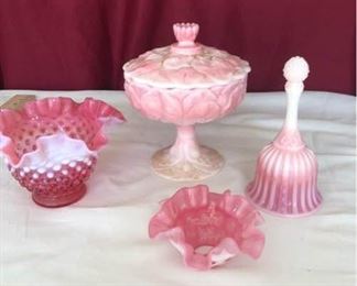 Pink vintage Milk glass https://ctbids.com/#!/description/share/183963