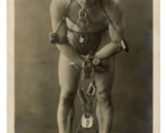 Houdini Real Photo Postcard