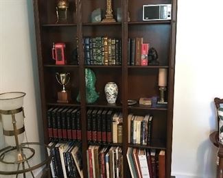 Open bookcase with accents - very solid piece