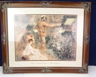 Framed Renoir Replica Print