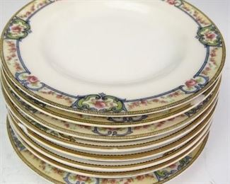 Mismatched Limoges Salad Plates