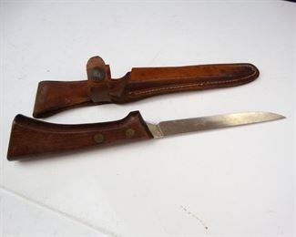 JKay Western Knife with Sheath