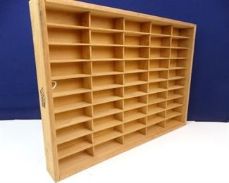 All Wood Display Shelf